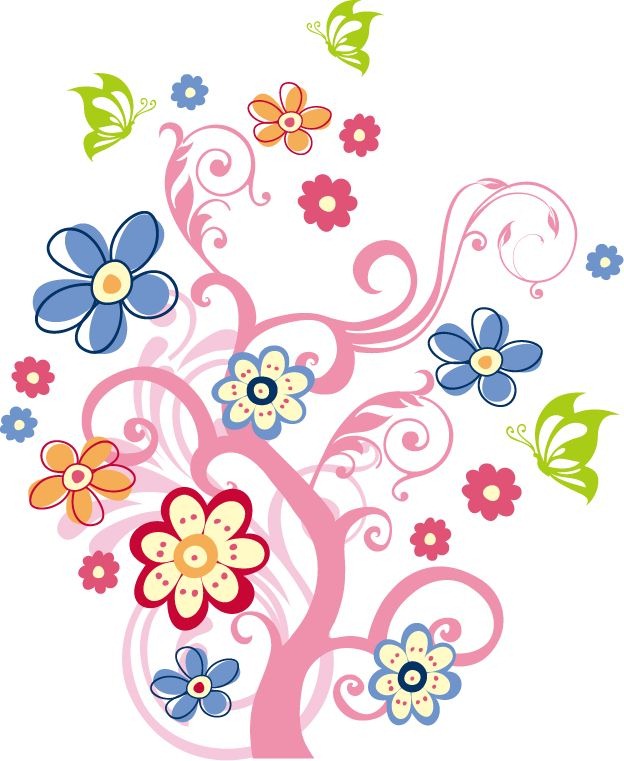 16 Free Flower Vector Graphic Clip Art Images