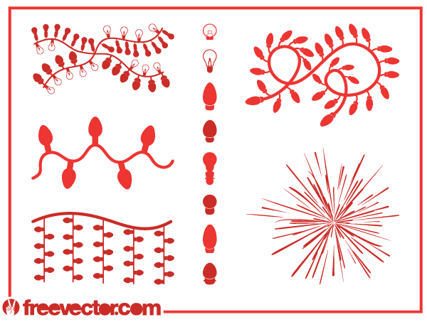 Free Vector Christmas Lights