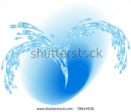 Free Vector Clip Art Water Fountain