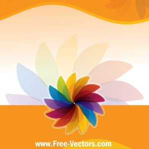 Free Vector Colorful Flowers