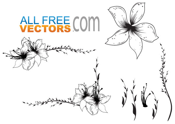 Free Vector Floral Clip Art
