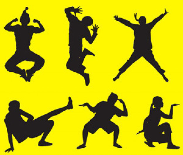 Funny People Silhouettes