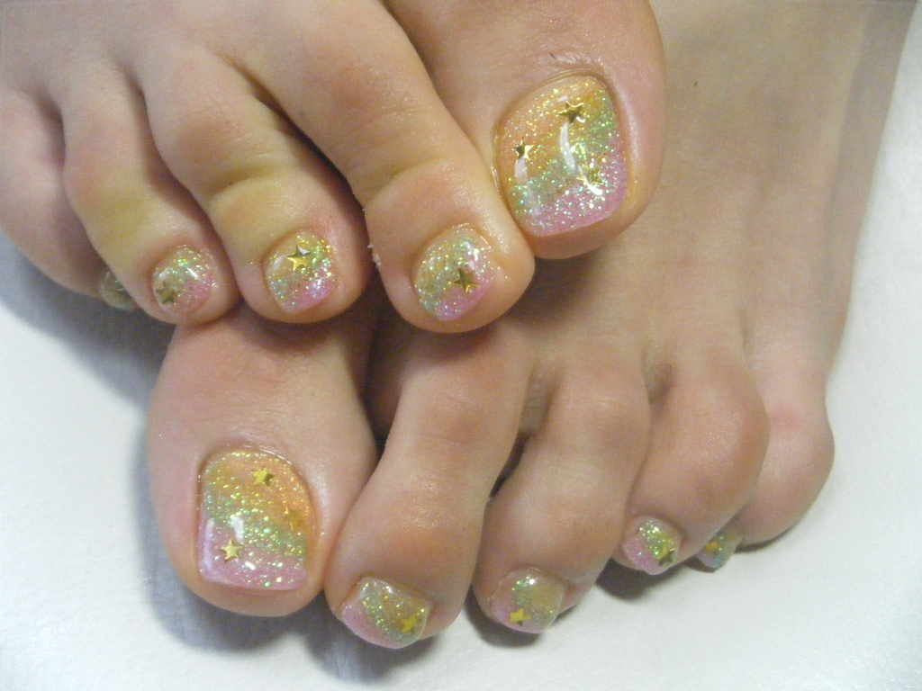 Gel Nail Designs with Glitter