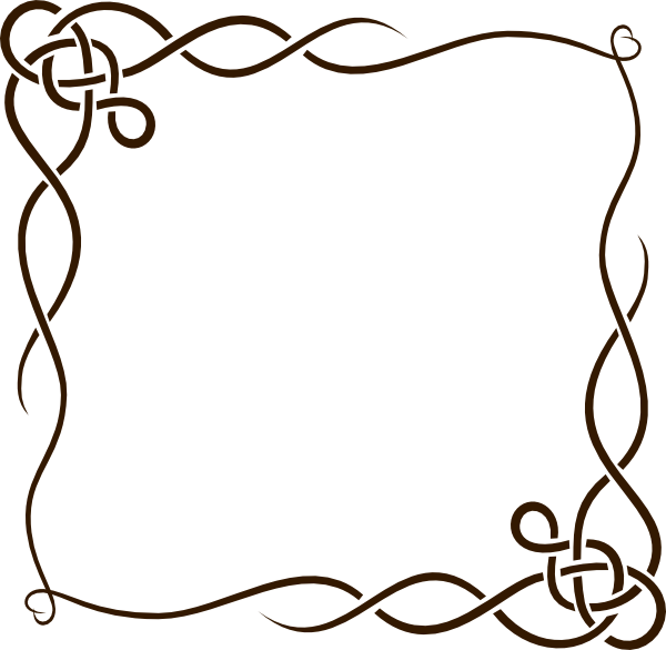 Gold Scroll Borders Clip Art