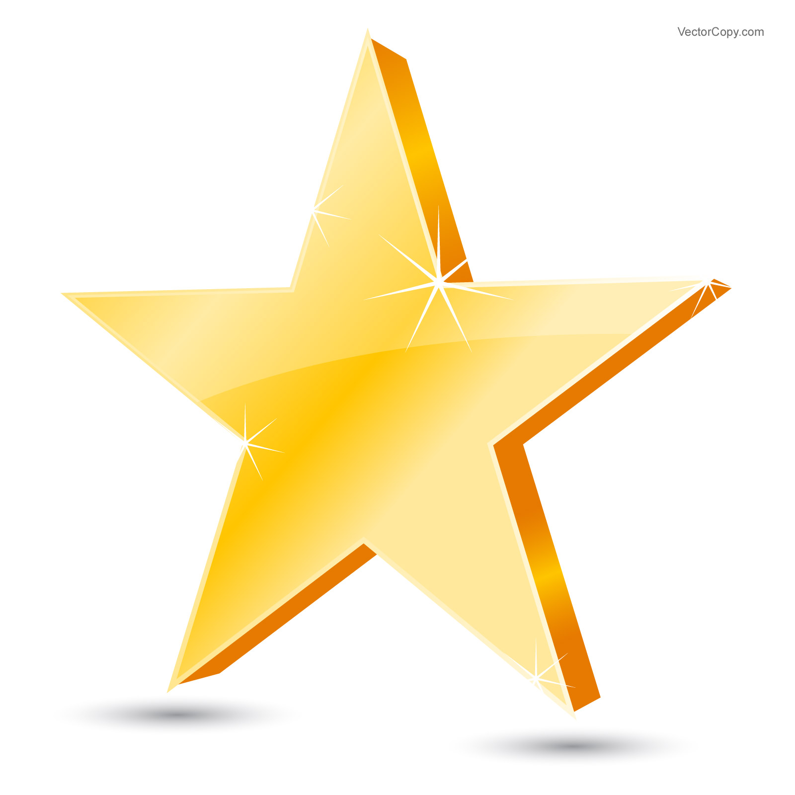 Gold Star Icon Free