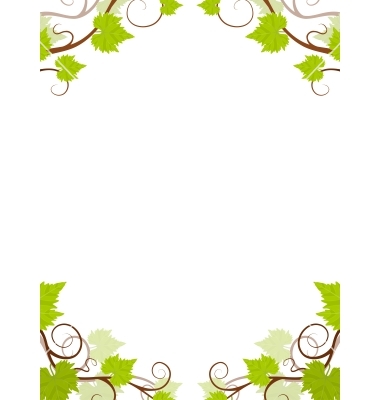 Grape Vine Vector Art