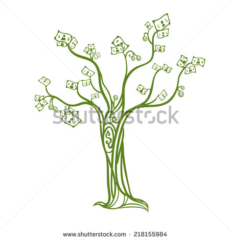 Graphic Design Tree Vector