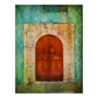 Greek Orthodox Icons of Christ Standing at the Door