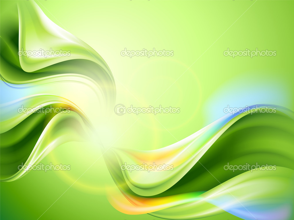 Green Abstract Background Vector