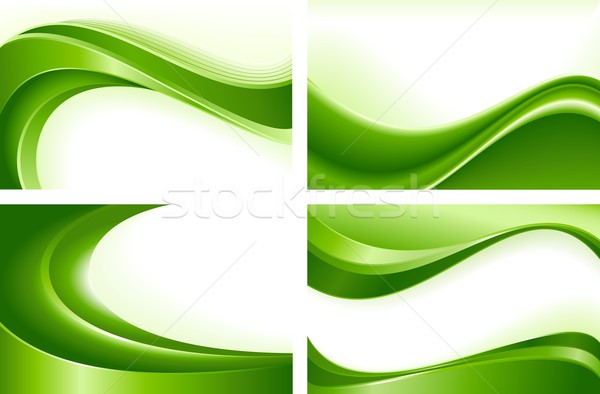 Green Wave Abstract