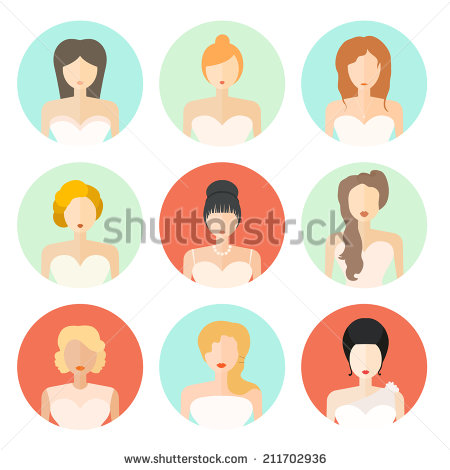 Hair Vector Art Wedding