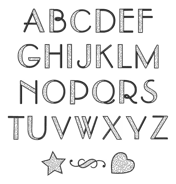 Handwriting Fonts Alphabet