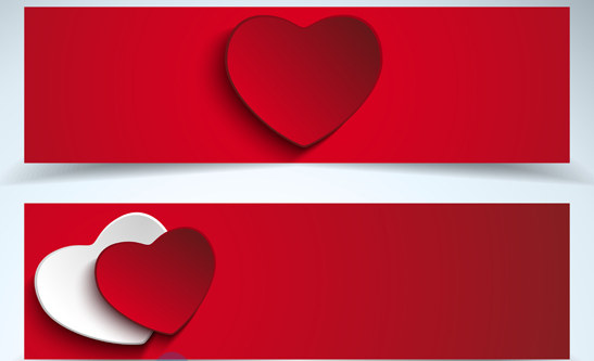Heart Shaped Banner Template Free Heart Shaped Banner Template Free