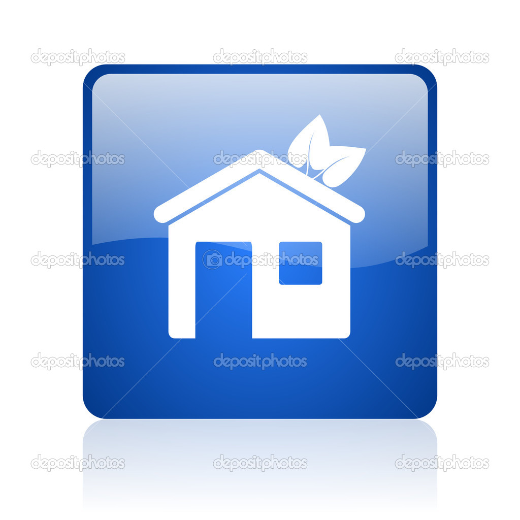 Home Icon Blue Square Home Icon Blue Square