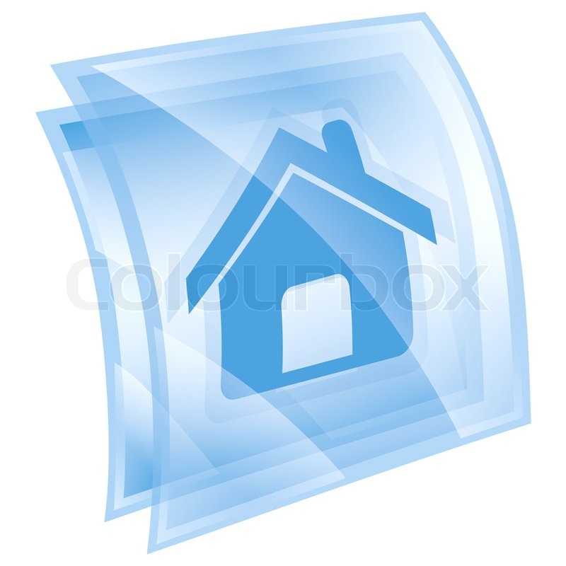 Home Icon Blue Square Home Icon Blue Square