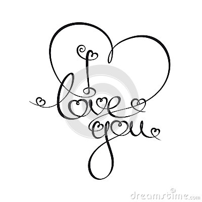 I Love You Font