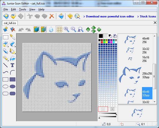 Icon Editor for Windows 7