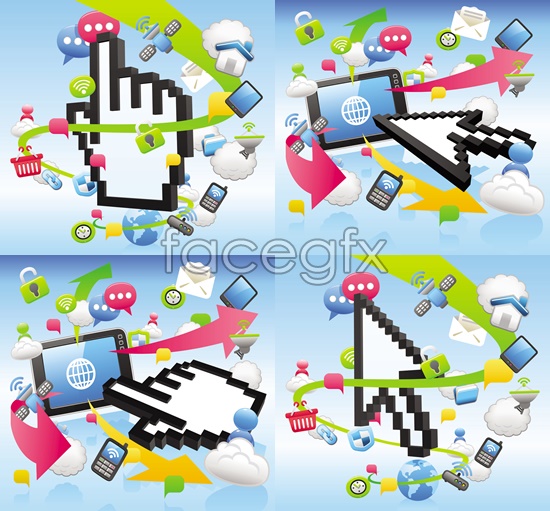 Internet Technology Vector