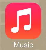 iPhone iOS 7 Music Icon