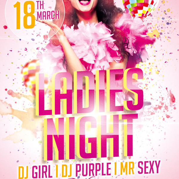 Ladies Night Flyer Template Free