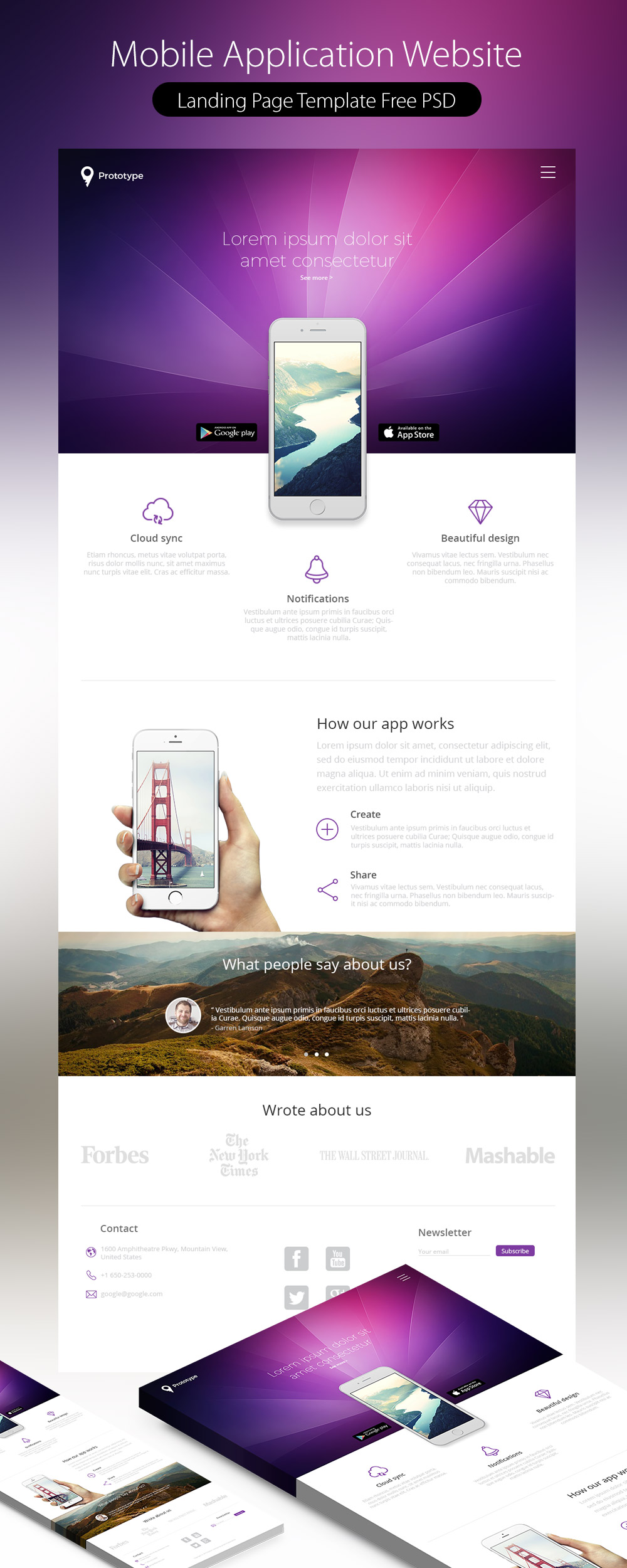 Landing Page Templates Free Download