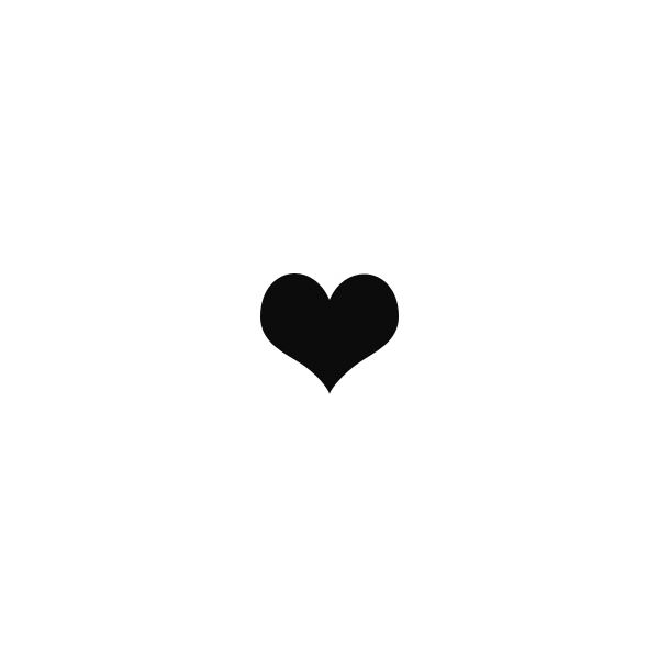 Little Black Heart Symbol
