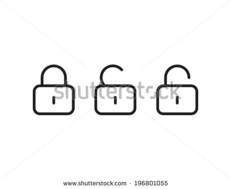 Lock Unlock Symbol