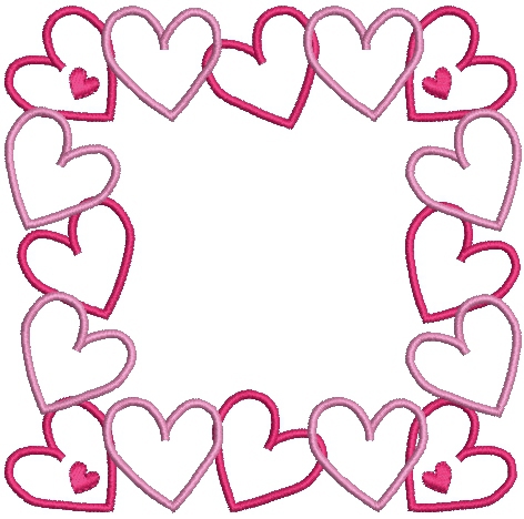Machine Embroidery Heart Frame Machine Embroidery Heart Frame