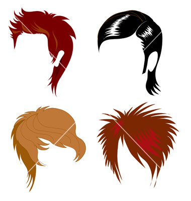 Man Hair Style Clip Art