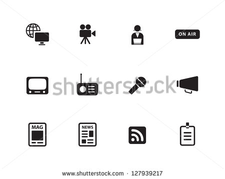 Media Icons Vector Media Icons Vector