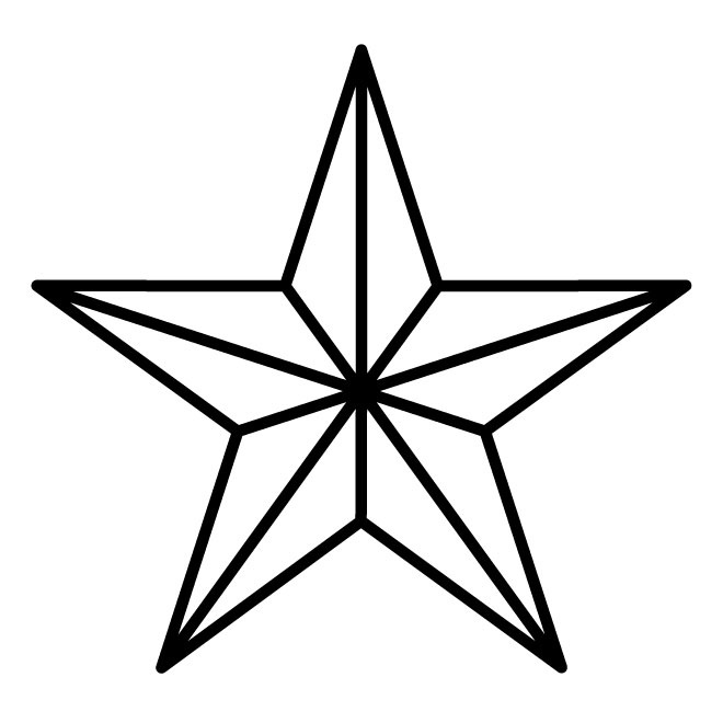 Military Star Vector