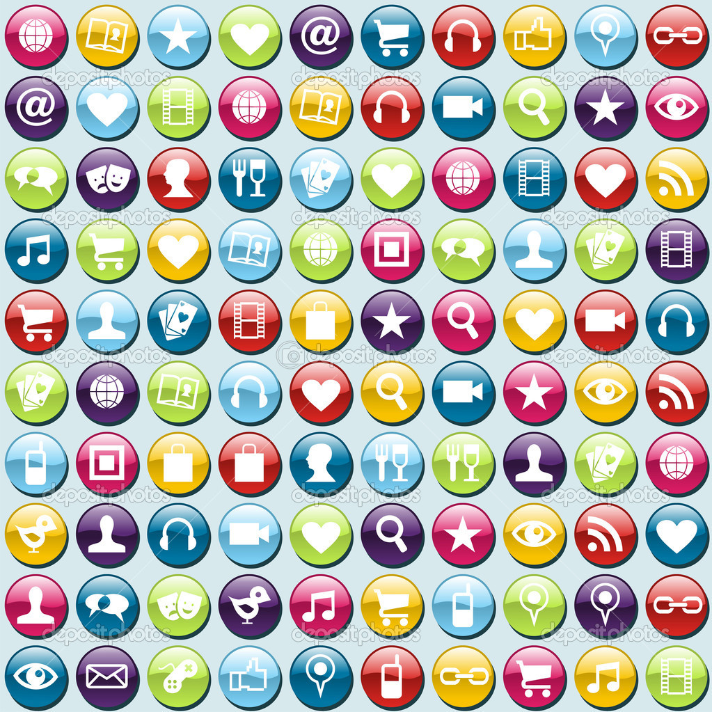 Mobile Phone App Icons