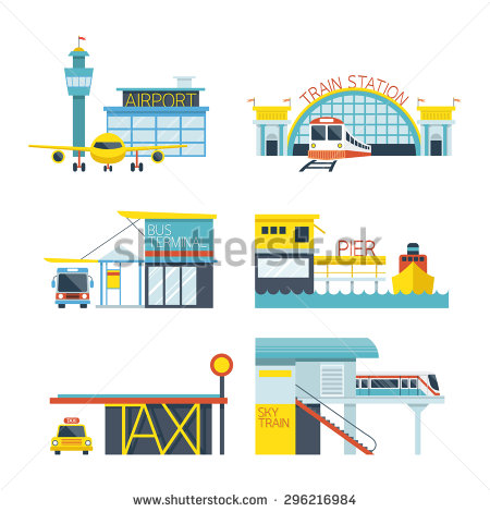 Modes of Transportation Clip Art