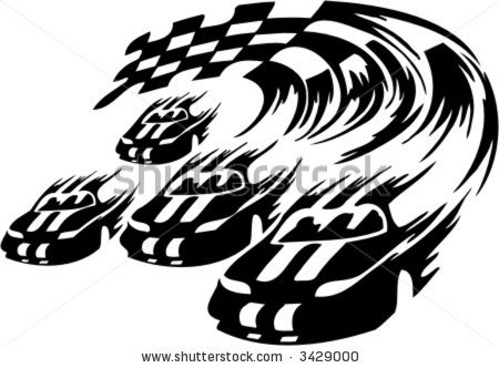 NASCAR Race Car Clip Art