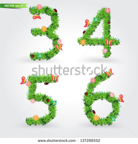 Number 4 Fonts Design