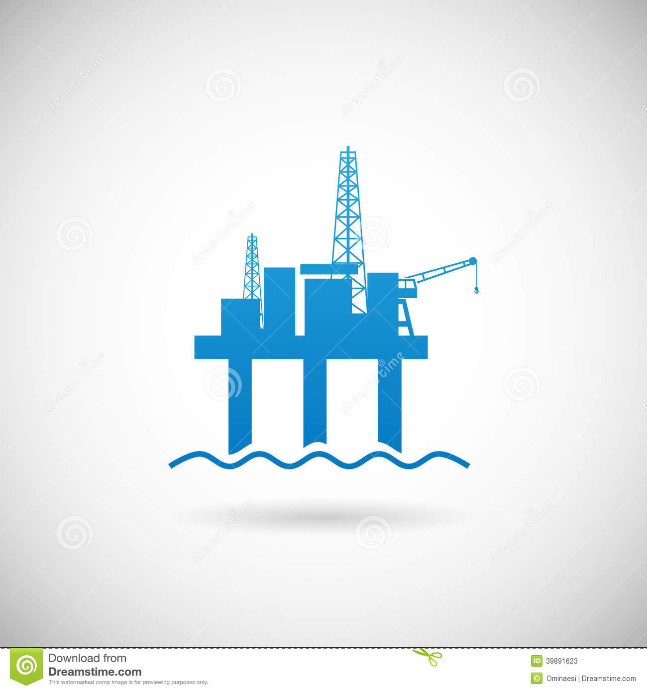 12 Oil Platform Icon Images