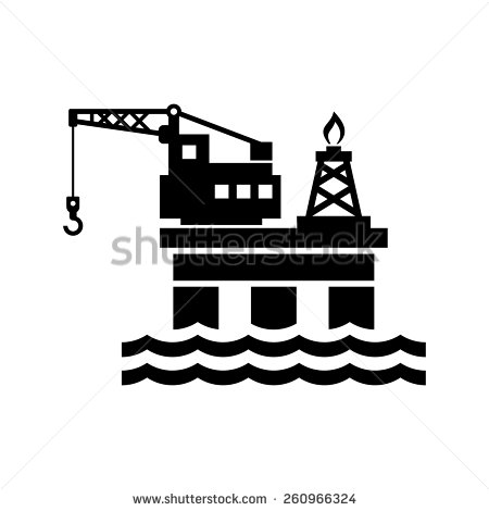Offshore Oil Rigs Icons