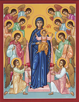 Our Lady of the Angels Icon Our Lady of the Angels Icon