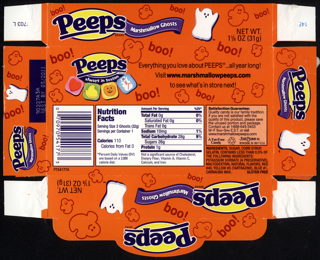 Peeps Marshmallow Font