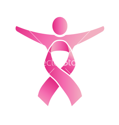 Pink Ribbon Vector