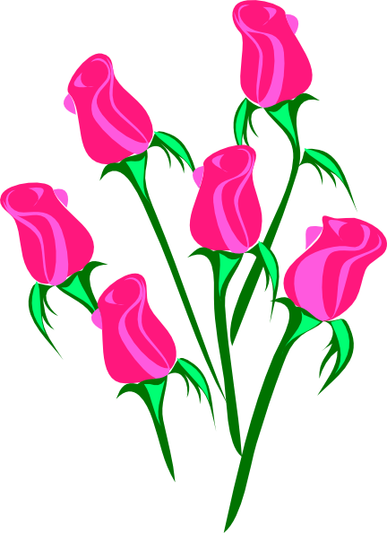 Pink Roses Clip Art Free