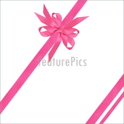 Pink Satin Ribbon Bow