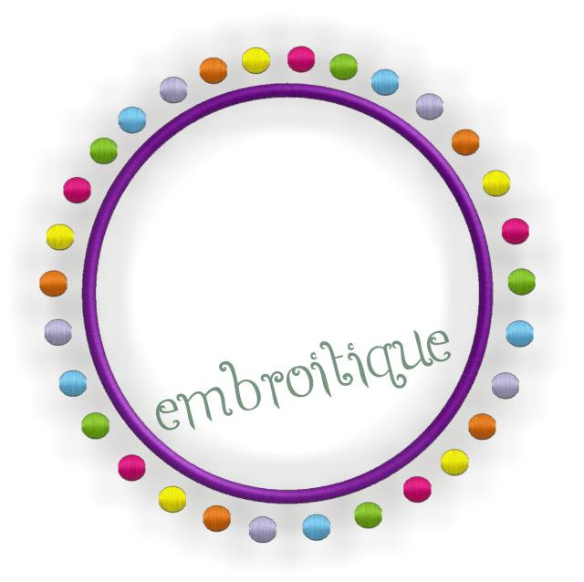 Polka Dot Frame Embroidery Machine