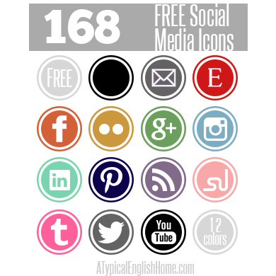 Printable Social Media Icons