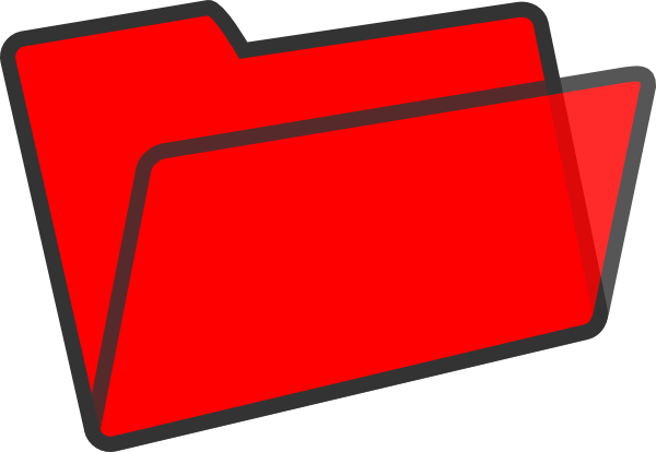 Red Folder Clip Art Red Folder Clip Art
