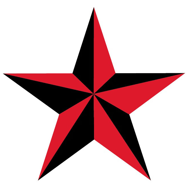 Red Nautical Star