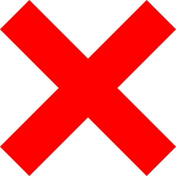 Red X Symbol