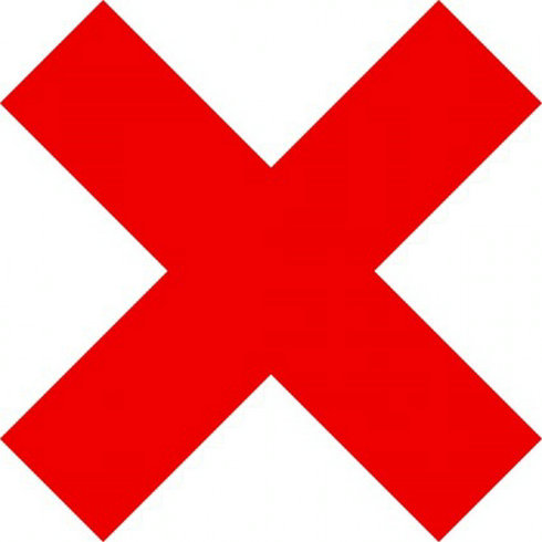 Red XMark Clip Art