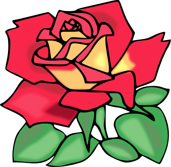 12 Graphic Art Roses Images