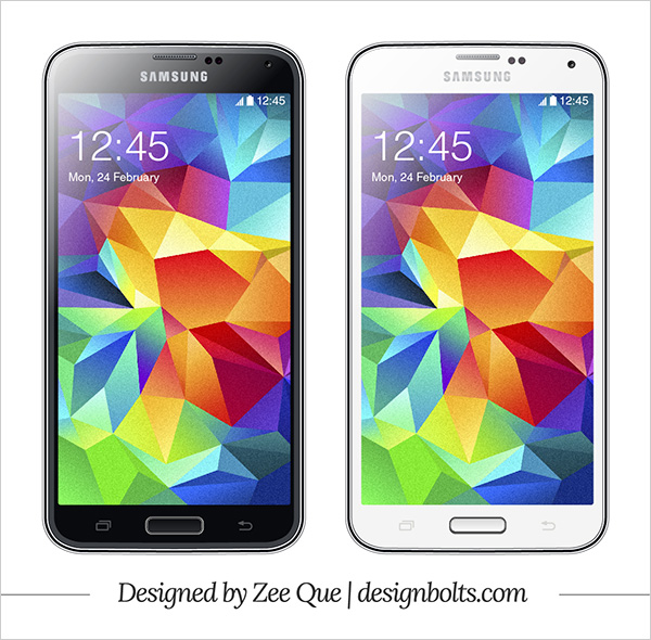 Samsung Galaxy S5 Mockup